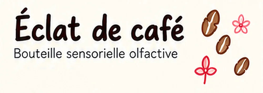 Éclat de café, bouteille sensorielle olfactive