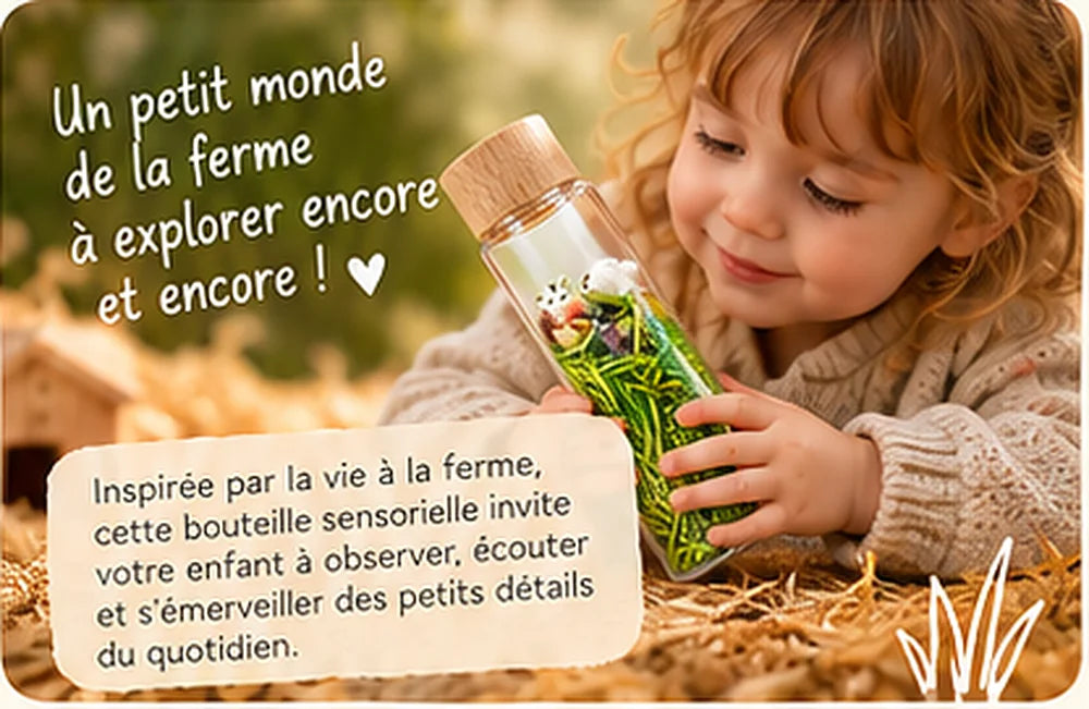 Un enfant découvre Ferme en folie.