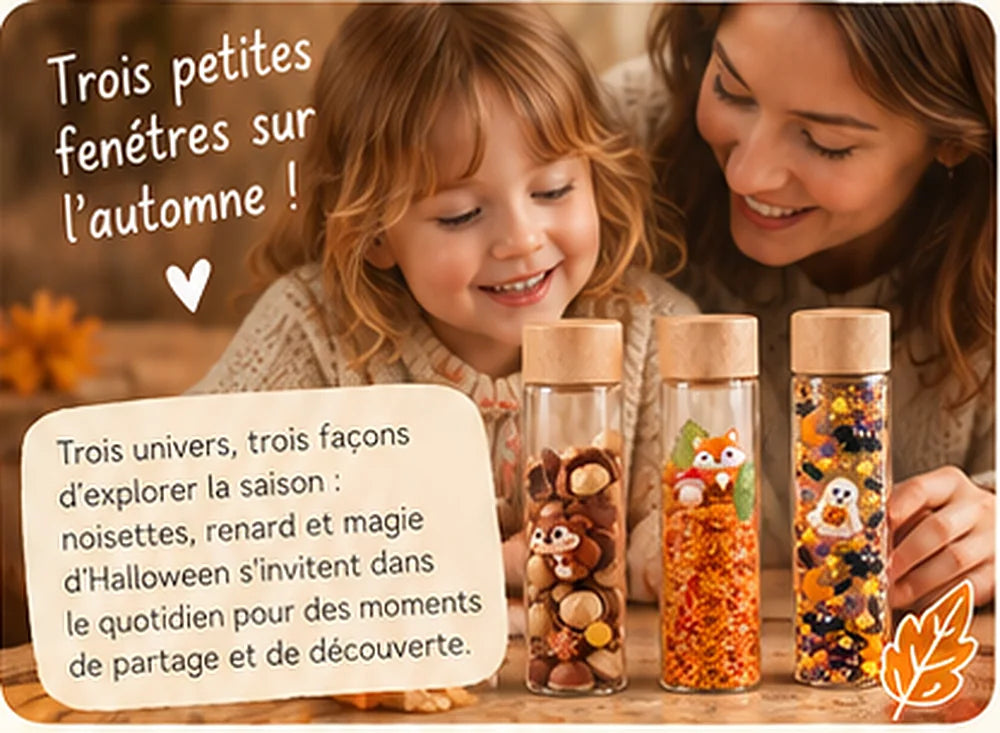 Un enfant découvre Pack Automne.