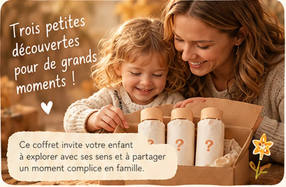 Un enfant découvre Pack Surprise.