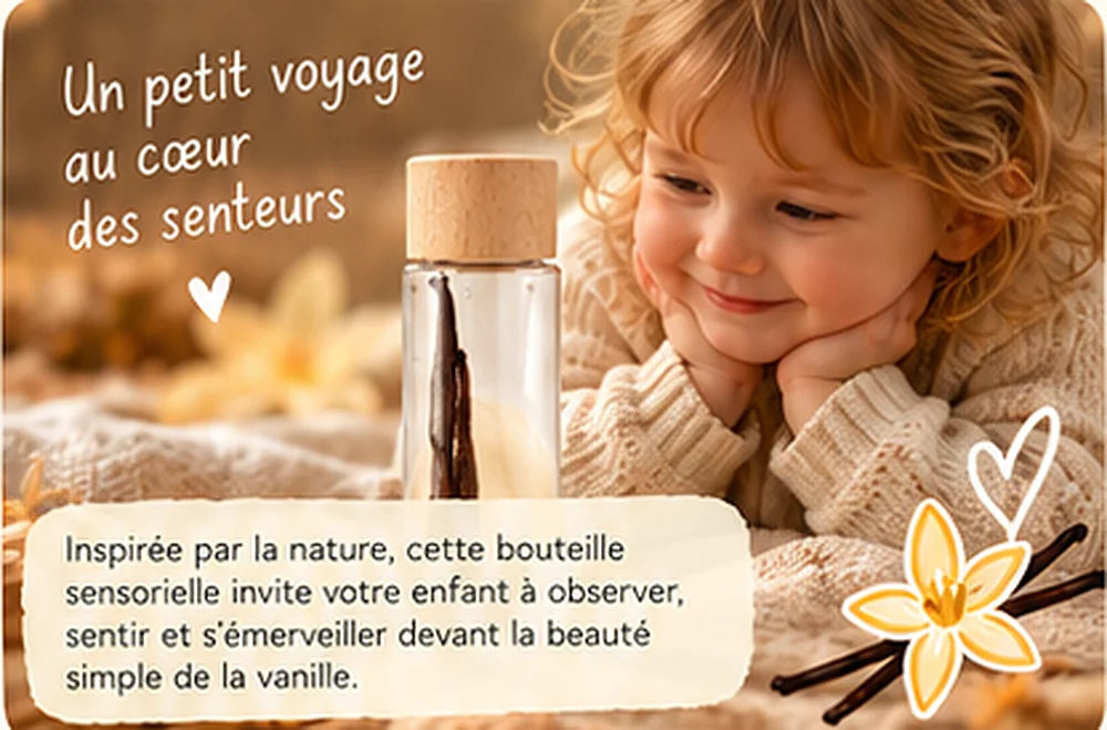 Un enfant découvre Jolie vanille.