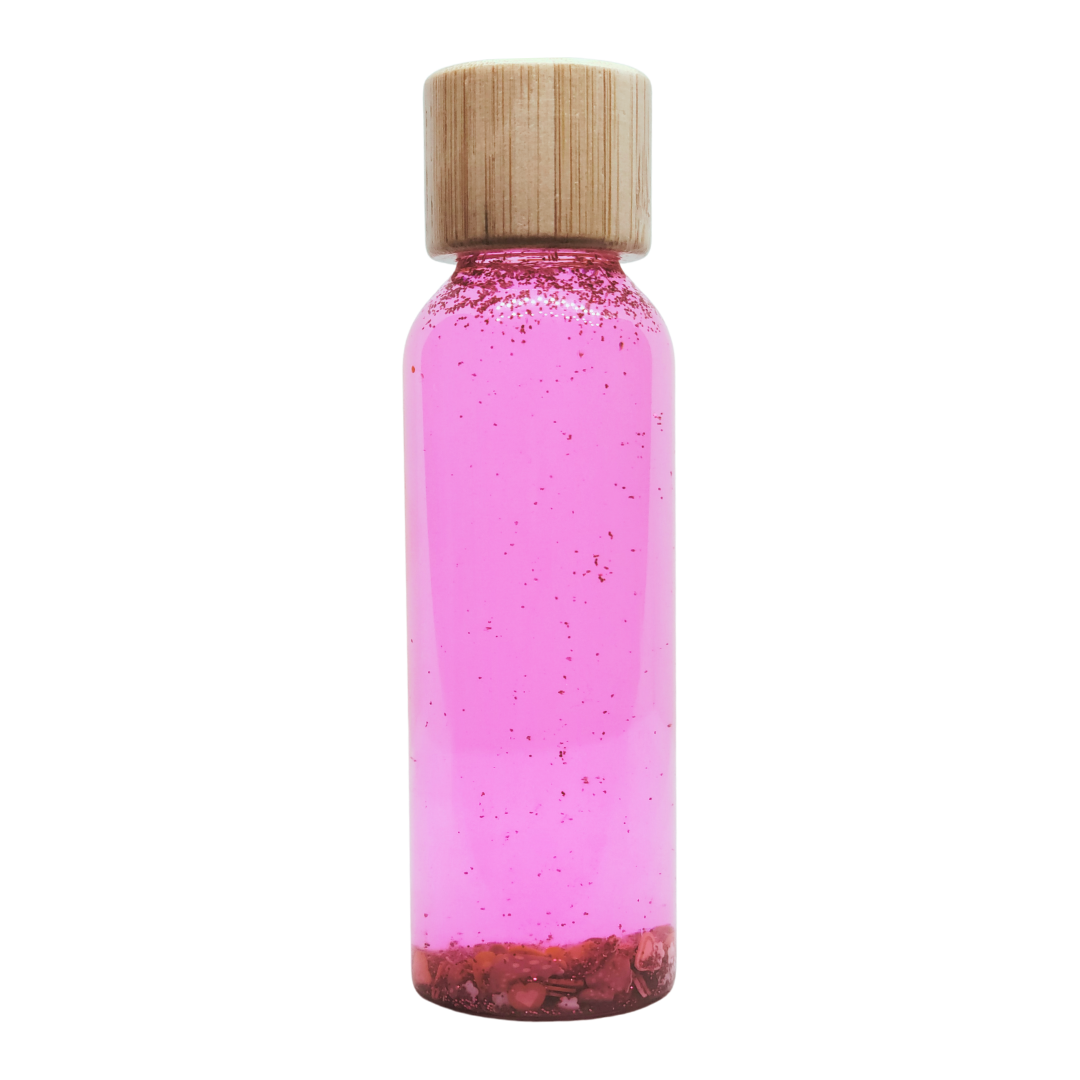 🍒 Bouteille sensorielle "Rose"