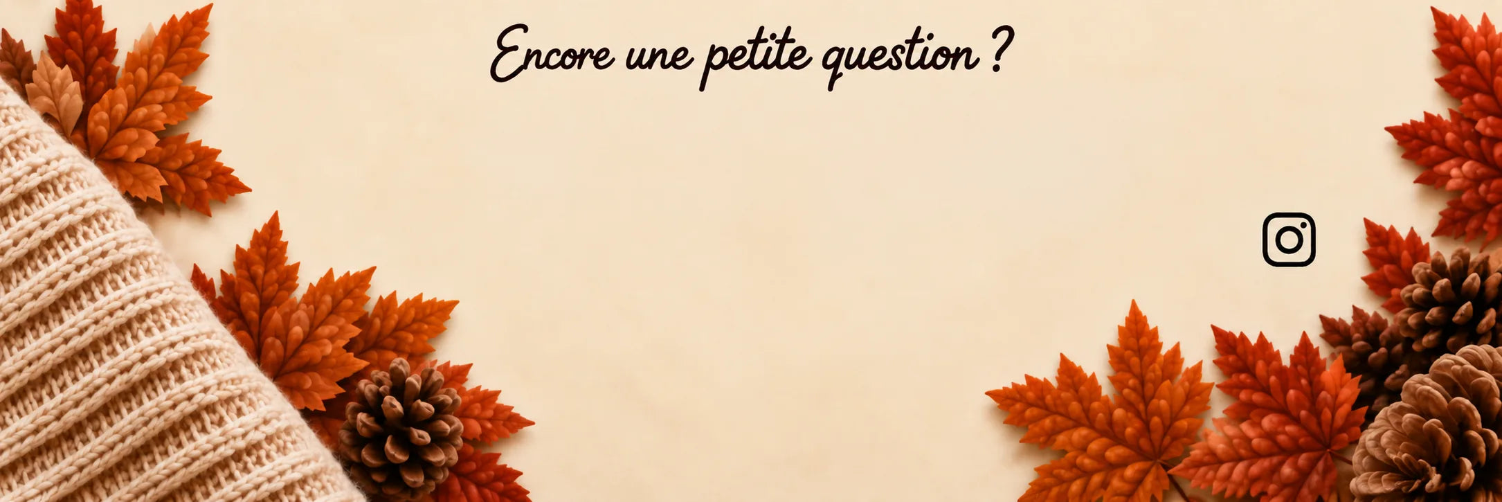Encore une petite question ?