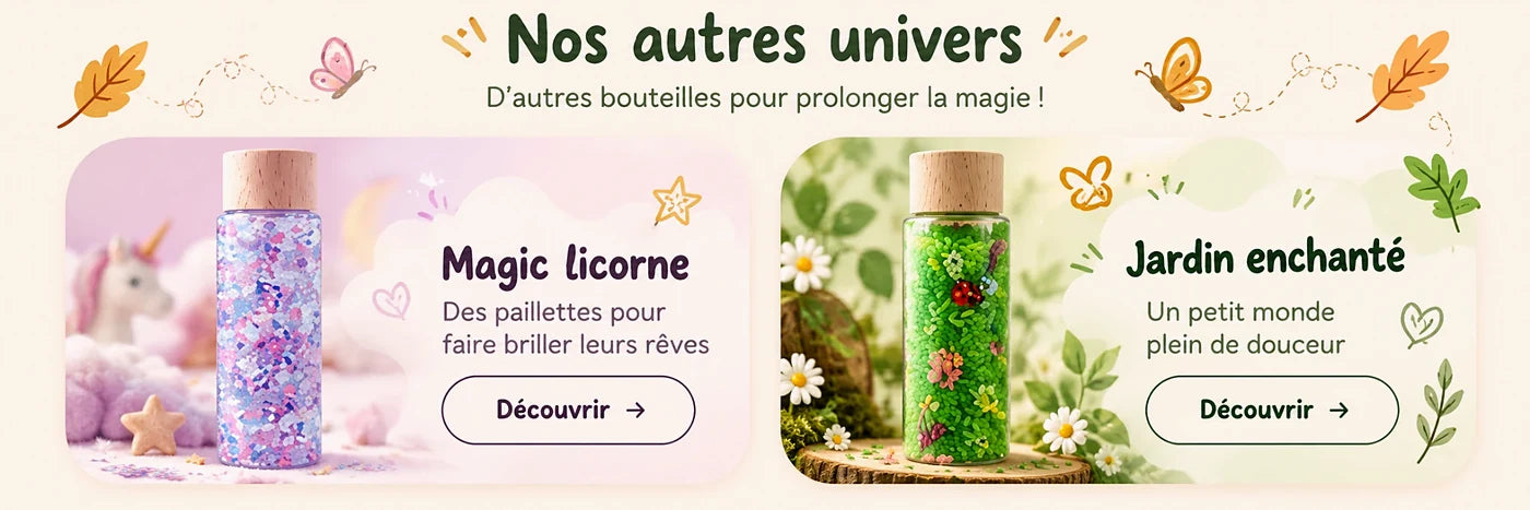 Nos autres univers : Magic licorne et Jardin enchanté